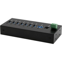Exsys EX-11247HMS 7 Port USB 3.2 Gen 1 HUB Din-Rail Kit und Wand VIA VL813 Chipset