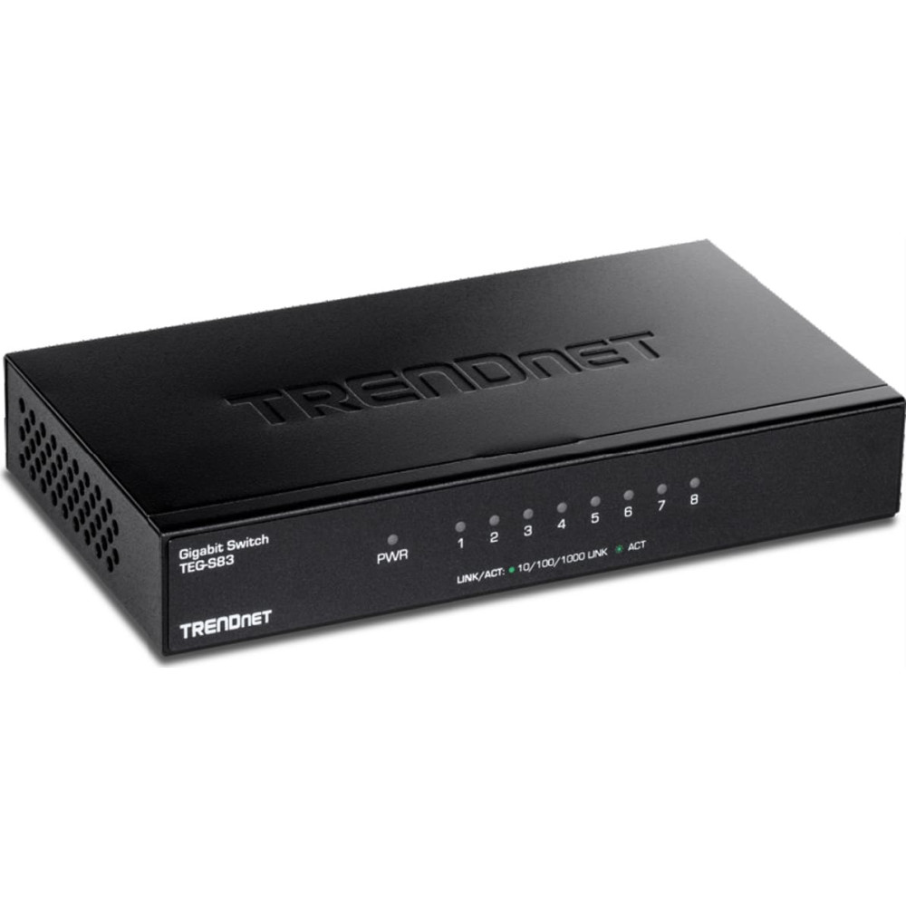 Trendnet Switch  8 Port Gbit Desktop Switch /w metal case