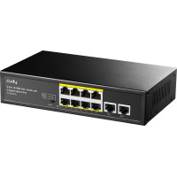 Cudy FS1010PG 8-Port 10/100M PoE+ Switch 2 Gigabit Uplink Ports 120W