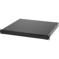 Apranet 19"-Tastatureinschub 1 HE ohne Tastatur, schwarz