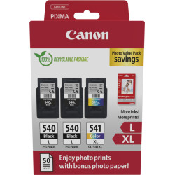 Canon 5224B015 ink cartridge 3 pc(s) Original Black, Cyan, Magenta, Yellow
