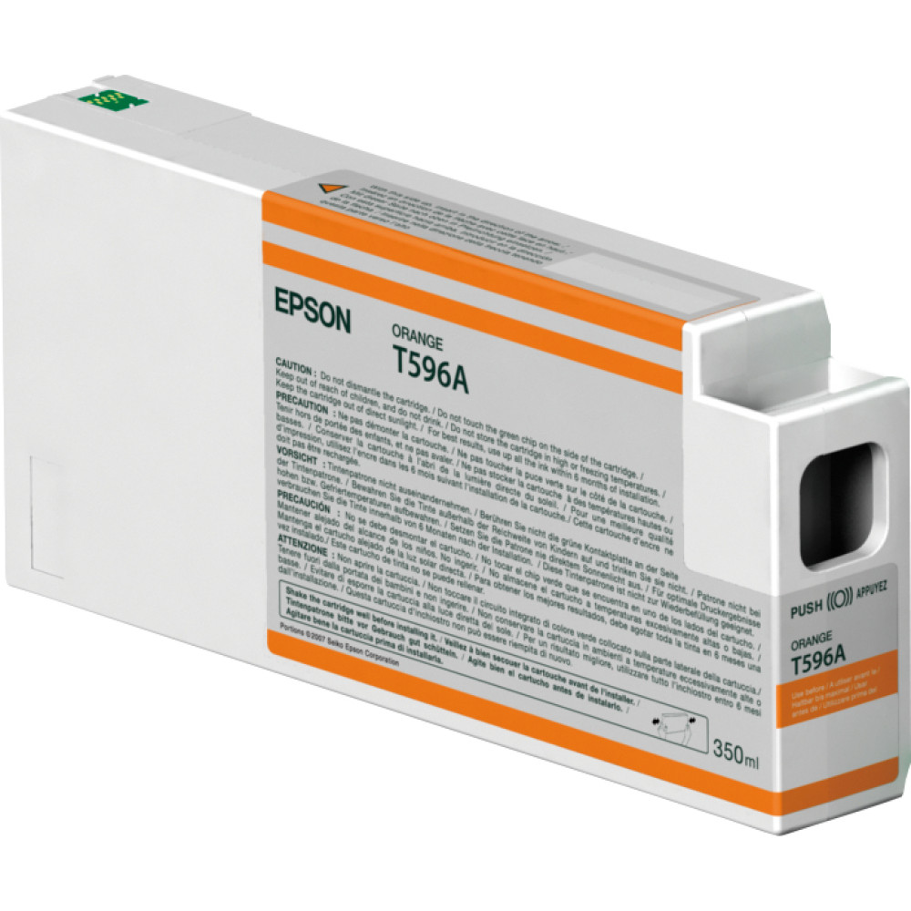 Epson Singlepack Orange T596A00 UltraChrome HDR 350 ml