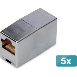 Digitus CAT 5e, Class D, RJ45 Modular Coupler - 5 pieces