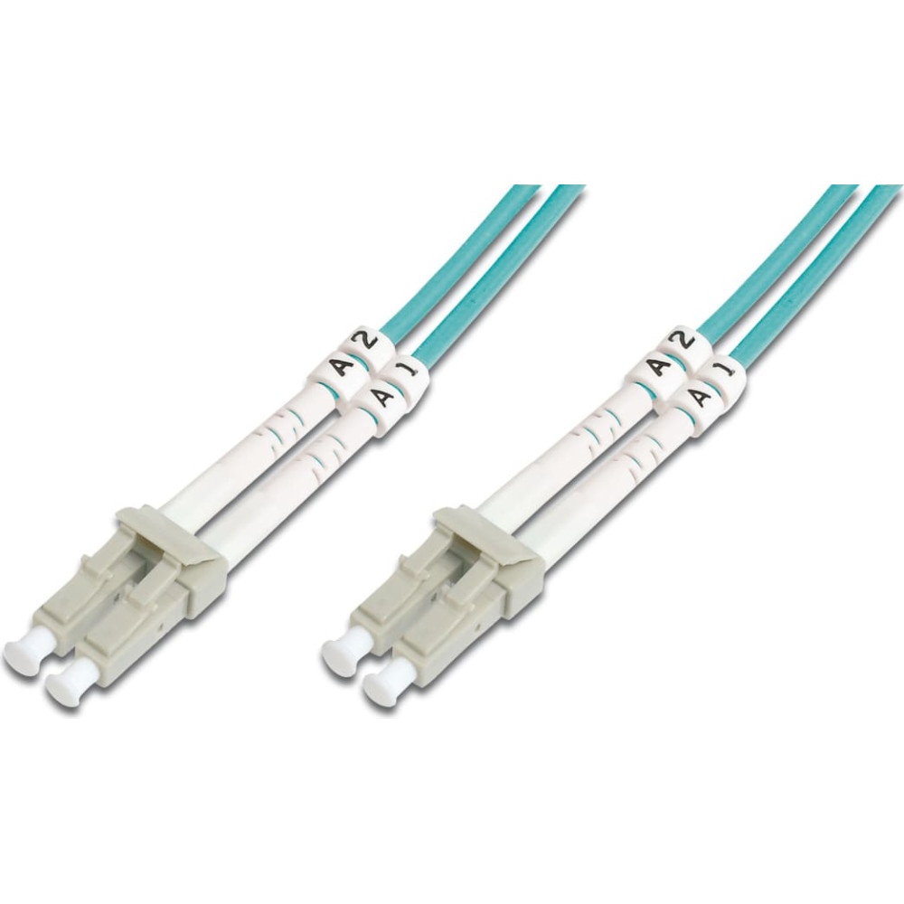 Digitus Fiber Optic Multimode Patch Cord, OM 3, LC / LC