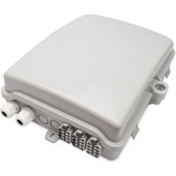 Digitus FTTH Outdoor Distribution Box for 24 LC/Duplex, SC/ Simplex couplers
