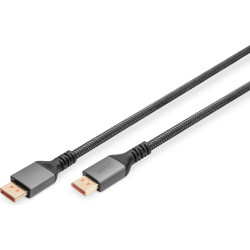 Digitus 16K DisplayPort Connection Cable, Version 2.1, 1m, 80G, black