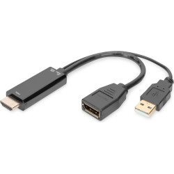 Digitus 4K HDMI Adapter - HDMI to DisplayPort