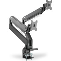 Digitus Universal Dual Monitor Mount with Gas Spring and Clamp Mount