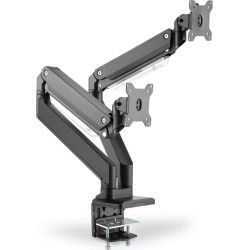 Digitus Universal Dual Monitor Mount with Gas Spring and Clamp Mount