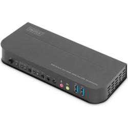 Digitus KVM Switch, 2x1 HDMI, HDMI Out,USB, 4Kx2K@60Hz