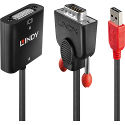 Lindy Konverter VGA auf DVI-D 1920x1200 Strom über USB