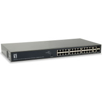 Level One LevelOne GEP-2651 tīkla pārslēgs Vadīts L3 Gigabit Ethernet (10/100/1000) Power over Ethernet (PoE) Melns