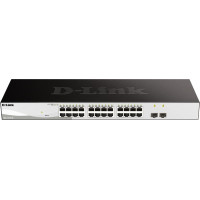 D-Link DGS-1210-26 tīkla pārslēgs Vadīts L2 Gigabit Ethernet (10/100/1000) 1U Melns, Pelēks
