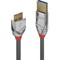 Lindy USB 3.0 Kabel Typ A/Micro-B Cromo Line M/M 3m