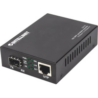Intellinet 508193 tīlkla mediju pārveidotājs 10000 Mbit/s Melns
