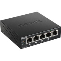 D-Link DGS-1005P/E tīkla pārslēgs Nepārvaldīts Gigabit Ethernet (10/100/1000) Power over Ethernet (PoE) Melns