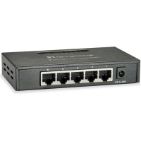 Level One LevelOne GEU-0523 tīkla pārslēgs Nepārvaldīts Gigabit Ethernet (10/100/1000) Melns