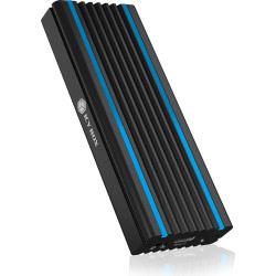 Icy Box IB-1824ML-C31 SSD diska korpuss Melns M.2