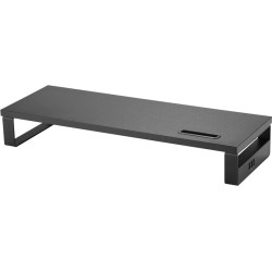Equip Monitortischerhöhung bis 15kg mit 3x USB2.0 Ports   sw