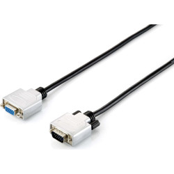 Equip VGA Kabel Verl. HD15 St/Bu 20.00m 1024x 768/60Hz sw/si