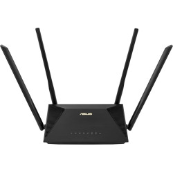 Asus RT-AX53U bezvadu rūteris Tīkls Gigabit Ethernet Divkāršā frekvenču josla (2.4 GHz / 5 GHz) Melns