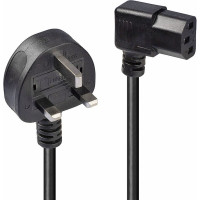 Lindy 1m UK 3 Pin to C13 Mains Cable