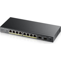 Zyxel GS1100-10HP v2 Nepārvaldīts Gigabit Ethernet (10/100/1000) Power over Ethernet (PoE) Melns