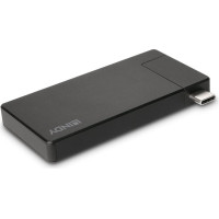Lindy DST-Micro, USB-C Laptop Micro Docking Station with 4K Support & 100W Pass-Through Charging
