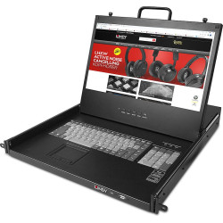 Lindy 17" Full HD LCD, HDMI, DisplayPort & VGA KVM Console