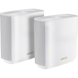 Asus ZenWiFi AX (XT9) AX7800 1er Pack Weiß Trīskāršā frekvenču josla (2.4 GHz / 5 GHz) Wi-Fi 6 (802.11ax) Balts 4 Iekšējs