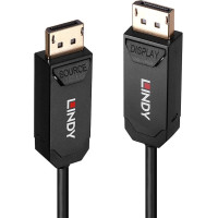 Lindy 10m Fibre Optic Hybrid DisplayPort 2.0 UHBR10 Kabel