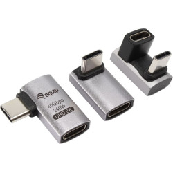 Equip Adapter USB 4.0 -> USB-C 40Gbps, 240W PD, 3er-Pack  gr