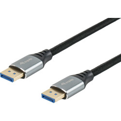 Equip DisplayPort 2.1 St/St 3.00m16K/60Hz komp.HDCP Alum. gr