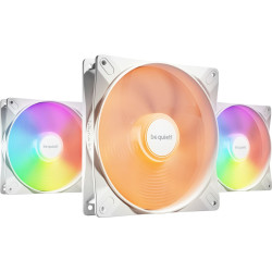 Be Quiet! LIGHT WINGS LX 140mm PWM High Speed 3-Pack White Datora korpusam Ventilators 14 cm Balts 3 pcs