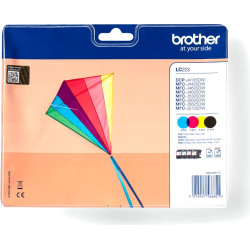 Brother LC-223VALBP tintes kārtridžs 4 pcs Oriģināls Melns, Tirkīzzils, Fuksīns, Dzeltens