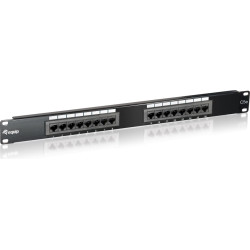 Equip Patchpanel 16x RJ45 Cat5e 19" 1HE schwarz
