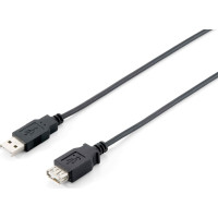 Equip 128851 USB kabelis USB 2.0 3 m USB A Melns