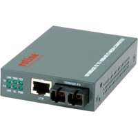 Roline RC-100FX/SC Fast Ethernet Converter, RJ-45 to SC, Loop-back