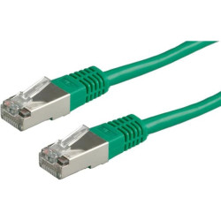 ROLINE S/FTP Patch Cord Cat.5e, green 10m