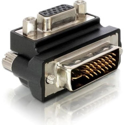 Delock Adapter VGA female  DVI 29pin male 90 right angled
