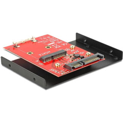 Delock Converter SATA 22 Pin  mSATA full size with 3.5 frame