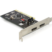 Controller PCI SATA, 2 port eSATA raid , delock