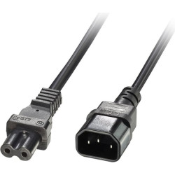 Lindy 1m IEC C14 to IEC C7 (Figure 8) Power Cable