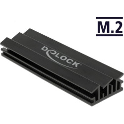 Delock Heat Sink 70 mm for M.2 module black