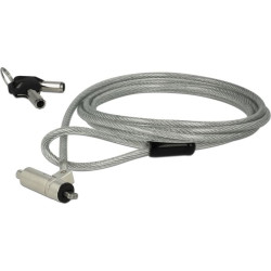 Navilock Laptop Security Cable with Key Lock for Kensington slot 3 x 7 mm