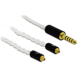 Delock Audio Cable 4.4 mm 5 pin stereo jack male to 2 x MMCX male 1.20 m