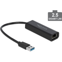 Delock USB Type-A Network Adapter 2.5 Gigabit LAN 1 x RJ45