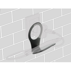 Delock Mobile Phone Charging Holder for Power Socket black