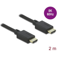 Delock High Speed HDMI Cable 48 Gbps 8K 60 Hz 2 m
