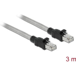 Delock RJ45 Cable Cat.6A U/FTP with metal jacket 3 m